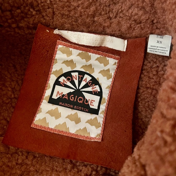 Scotch & Soda Suede biker winter jacket - Picture 6 of 8